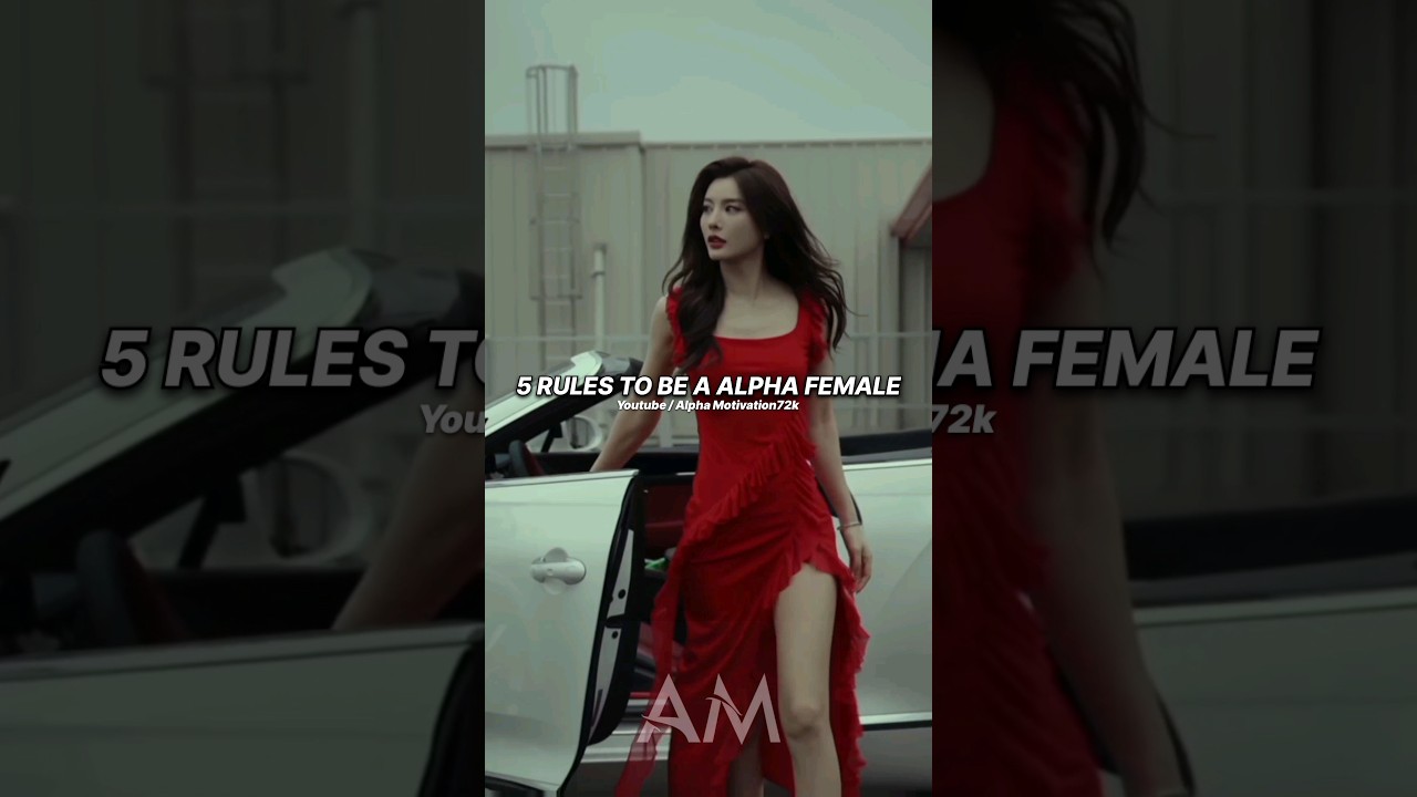 5 Rules to be a Alpha Female 😎🔥| Attitude status | Alpha motivation | #shorts #motivation #quotes