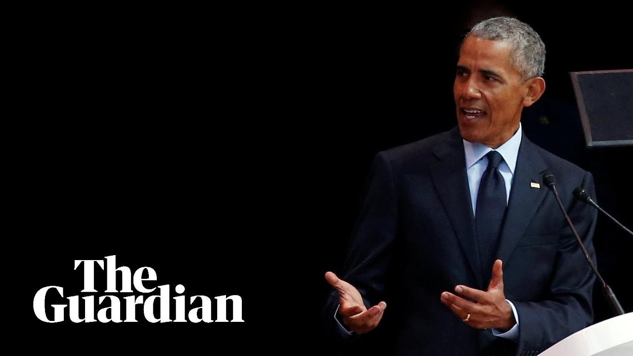 'Strongman politics are ascendant suddenly': Key moments from Obama's Mandela lecture
