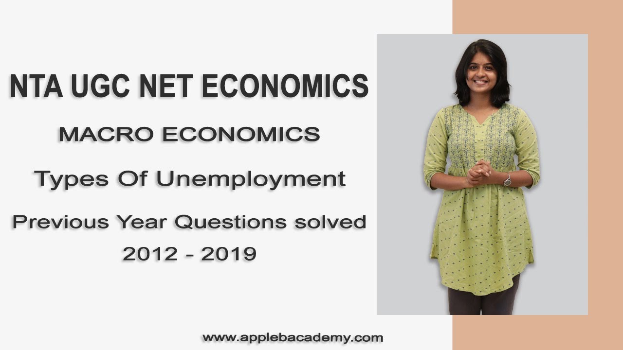 NTA UGC NET ECONOMICS ONLINE COACHING| TYPES OF UNEMPLOYMENT| PREVIOUS YEAR QUESTIONS SOLVED 2012-19