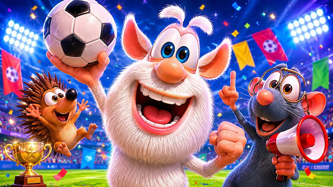 Буба - Звёзды футбола ⚽ Мультфильм для детей