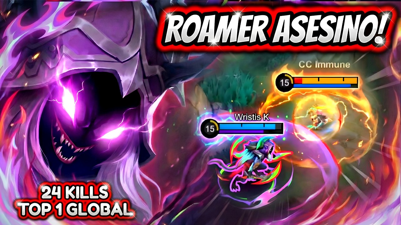 ¡MAS DE MIL DE ORO POR MINUTO SIENDO ROAMER! HELCURT TOP 1 GLOBAL 84.4% WINRATE! | MOBILE LEGENDS