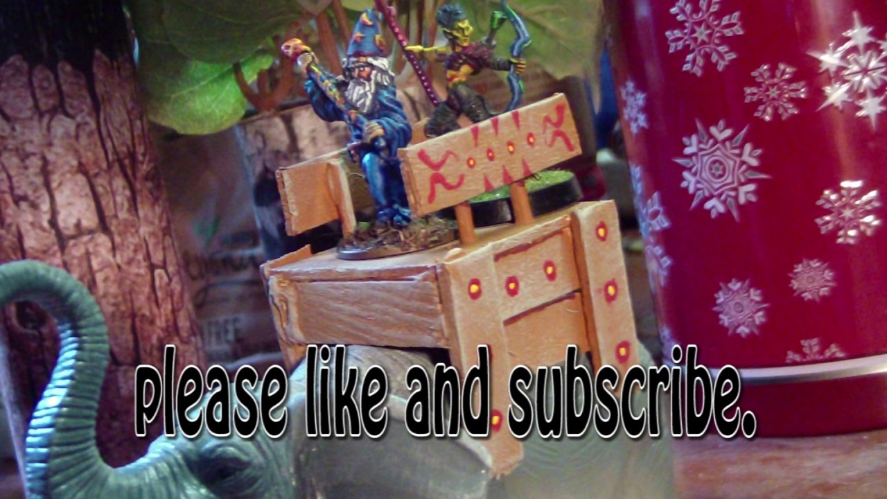 Make an Elephant Palanquin For D&d.