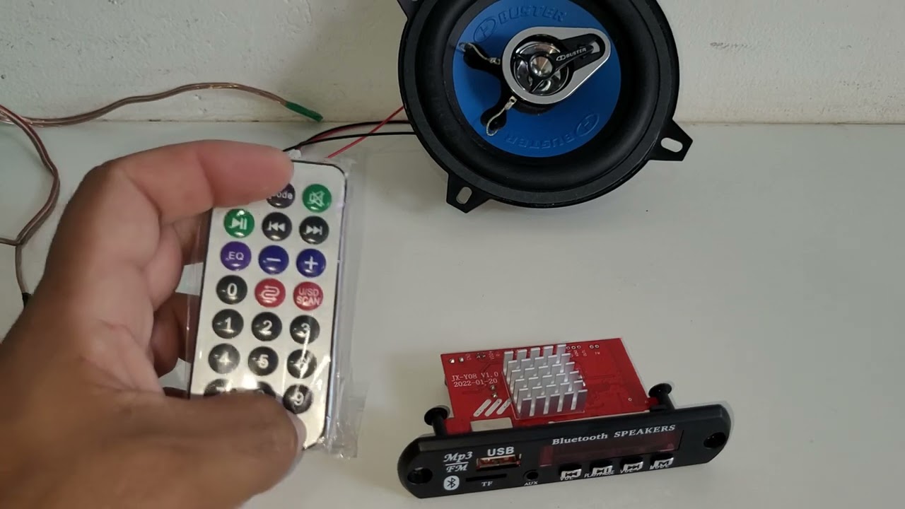 Nova placa amplificada som barril