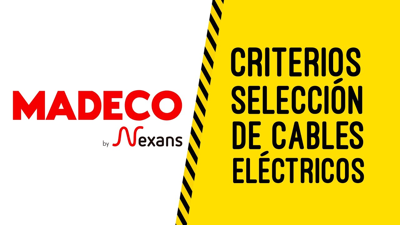 Criterios de selección de cables eléctricos