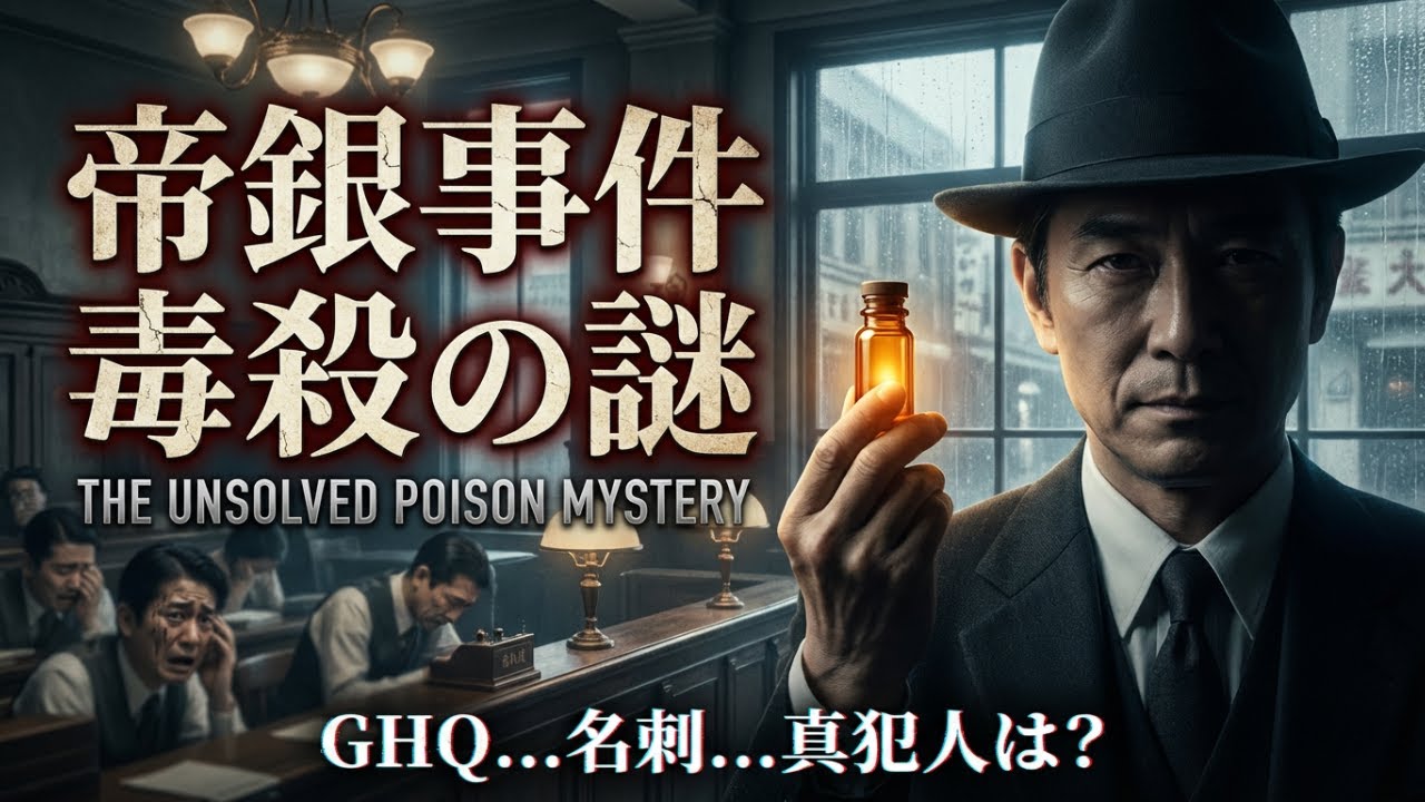 帝銀事件 未解決の真相～GHQが隠した闇と“贖罪の羊”の謎