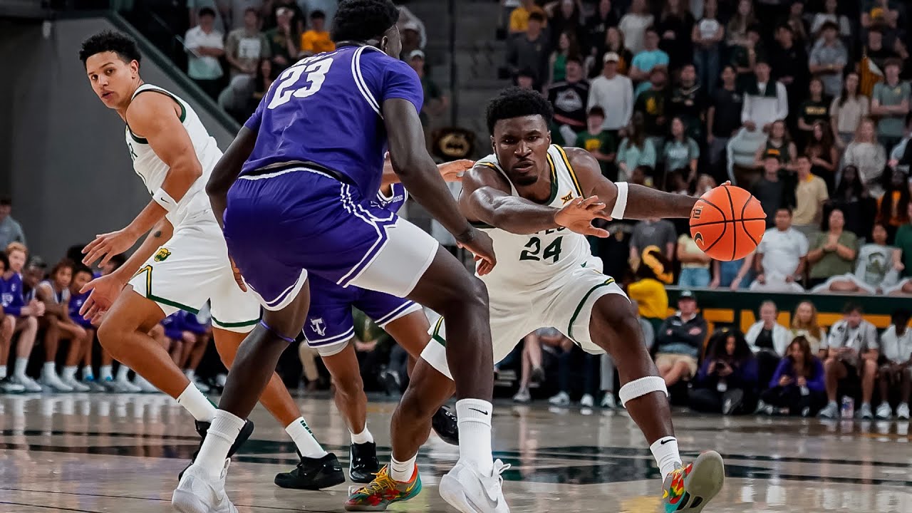 Baylor Basketball (M): Тунде Йессуфу (12 очков) Лучшие моменты матча против Tarleton State | 14 н...