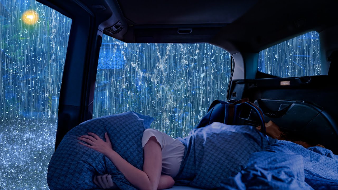 Endormez-vous en moins de 3 minutes avec bruit de la pluie et du tonnerre pour bien dormir - ASMR