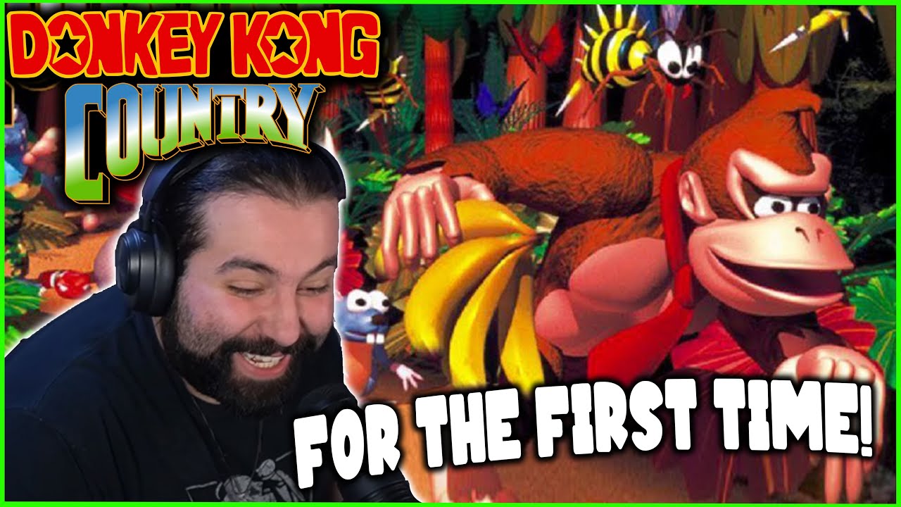 Koefficient Plays Donkey Kong Country For The First TIme!