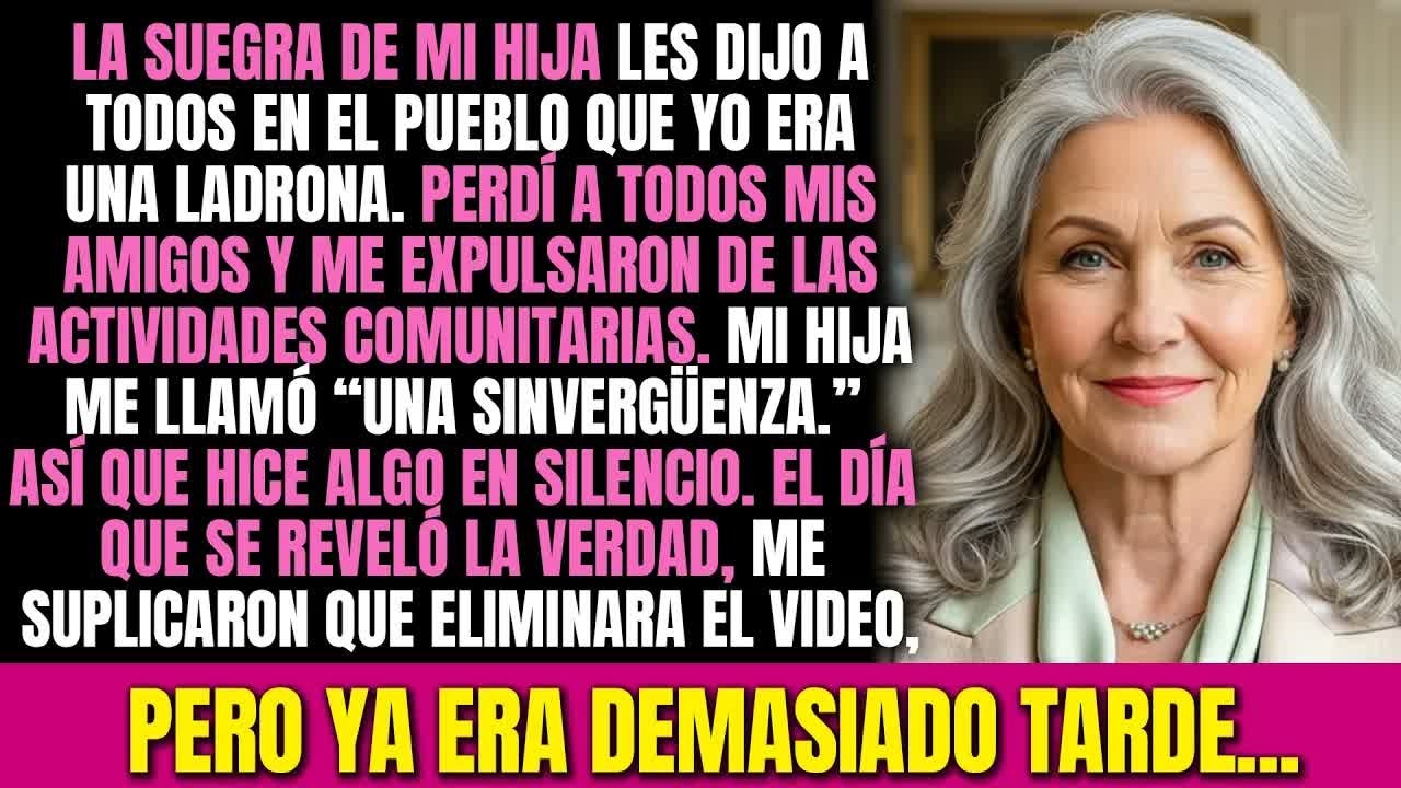 La suegra de mi hija les dijo a todos en el pueblo que yo era una ladrona  Eso me hizo…