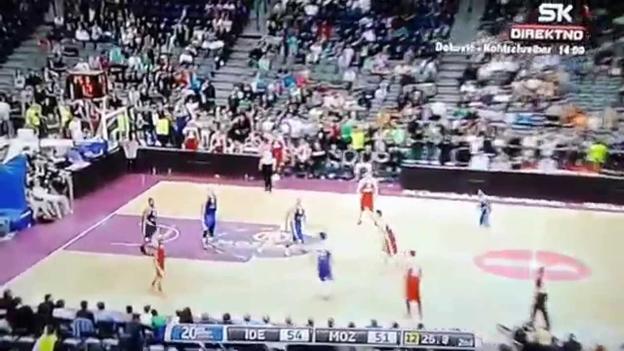 Bobi sutira trojku i promasuje ali Lucic ga ispravlja sjajnim zakucavanjem!! Beobasket 28.6.2015