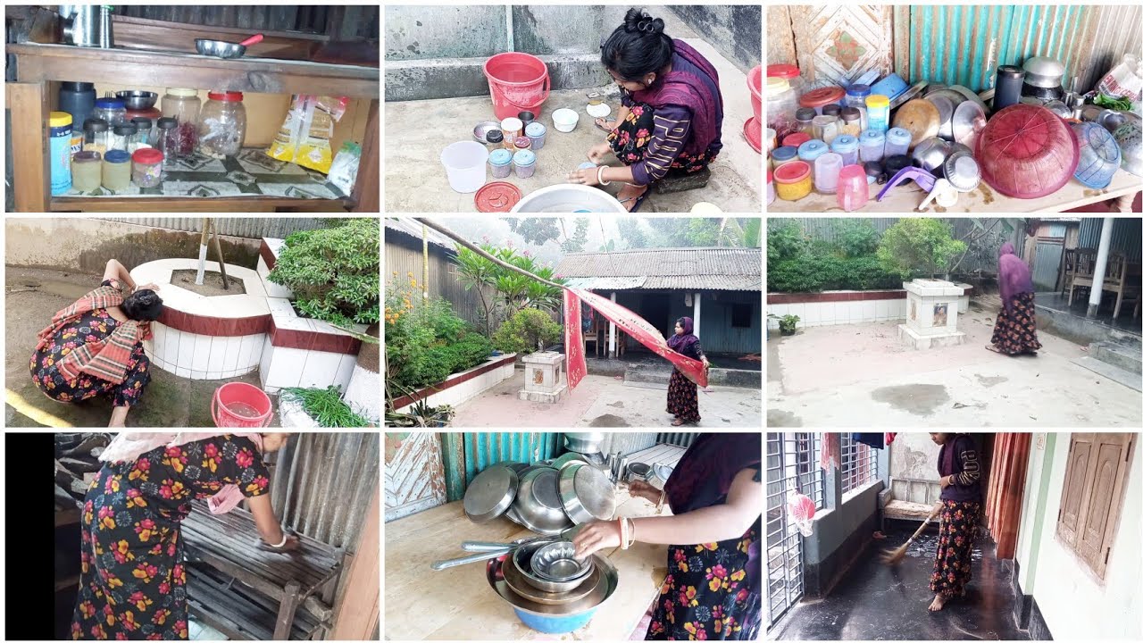 সকালের কাজকর্ম গুছিয়ে নিয়ে রান্নাঘরটা পুরো deep cleaning করে সুন্দর ভাবে গুছিয়ে নিলাম 