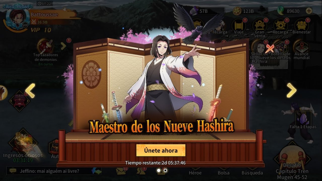 Demon Legion Arise Llega Ubuyashiki Kagaya! Nuevo Banner Limitado! Demon Slayer RPG