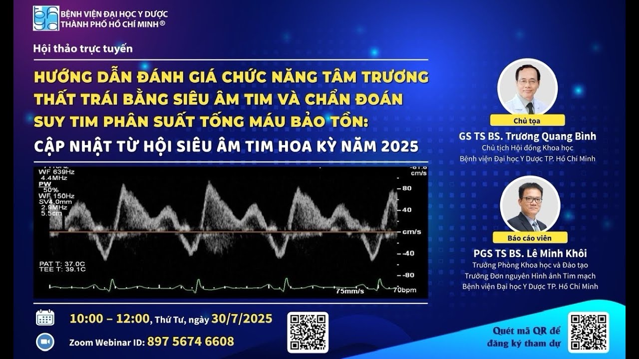 Hướng dẫn Đánh giá Chức năng tâm trương và Chẩn đoán HFpEF của ASE 2025 - Phần 1