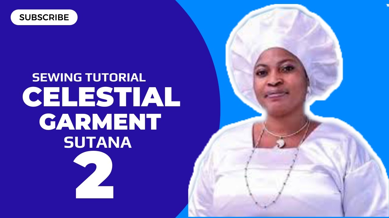 HOW TO MAKE A SUTANA Pt 2 || 4-CORNER NECKLINE ||CELESTIAL GARMENT || WHITE GARMENT || ASHO ADURA MI