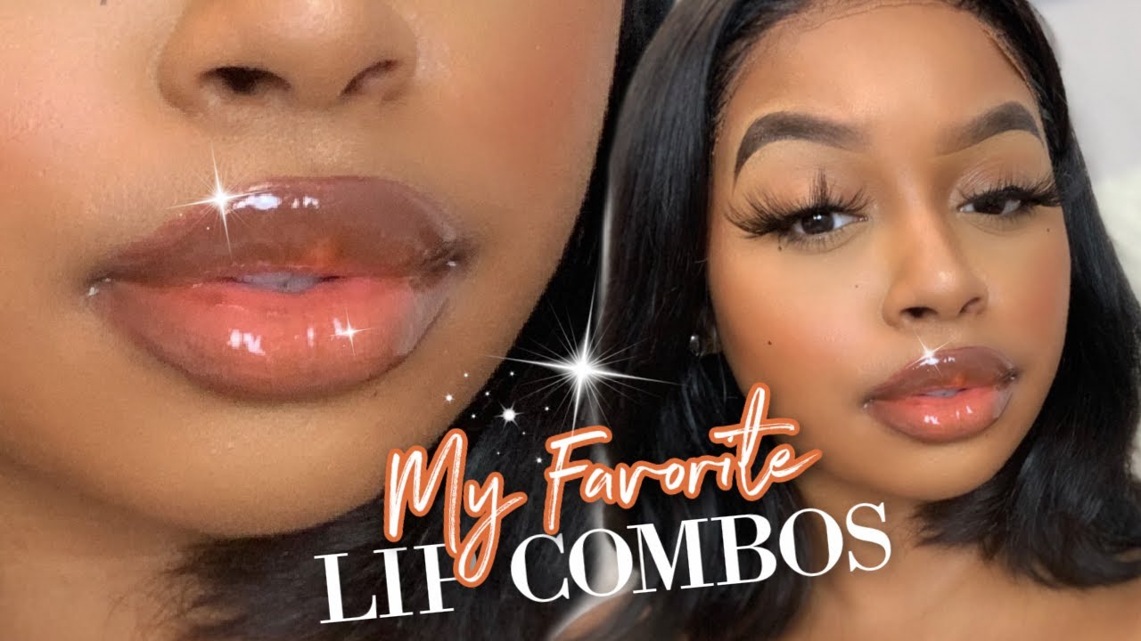 MY FAVORITE LIP GLOSS COMBOS FOR BROWN SKIN! *HIGHLY REQUESTED*