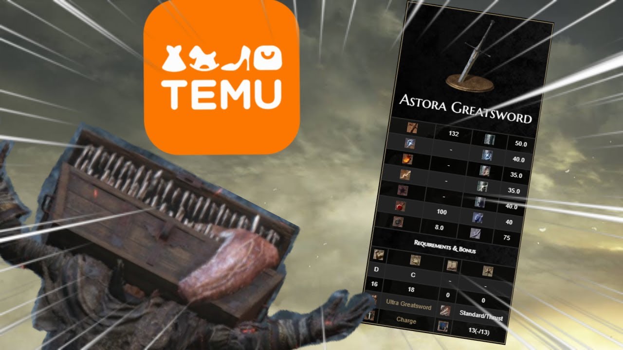 Beating Dark Souls 3 as a Temu Strength Build