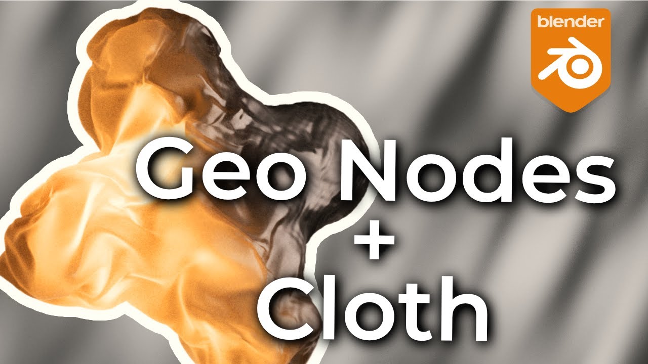 Dynamic Cloth Simulations with Geometry Nodes | BLENDER