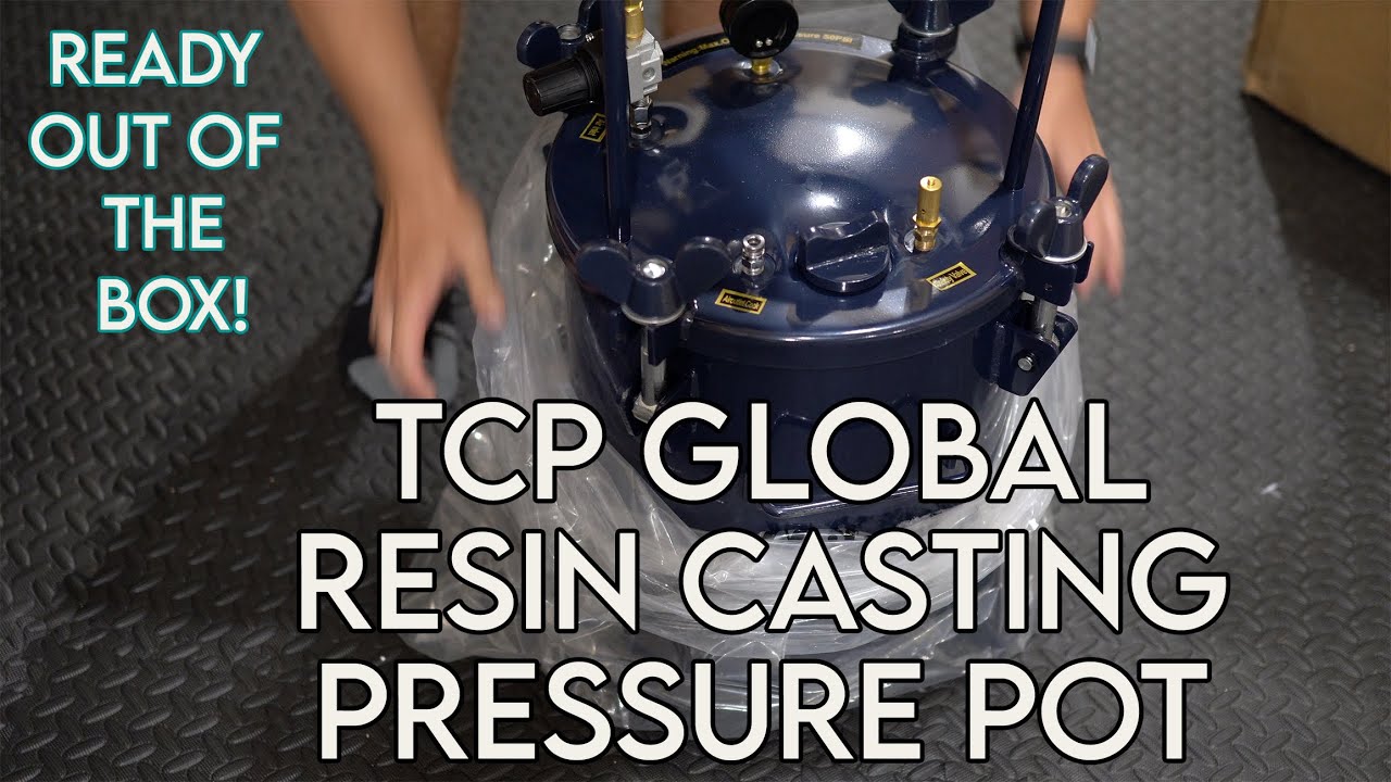 Complete Unboxing of TCP Global's Finished Resin Casting 5 Gal Pressure Pot