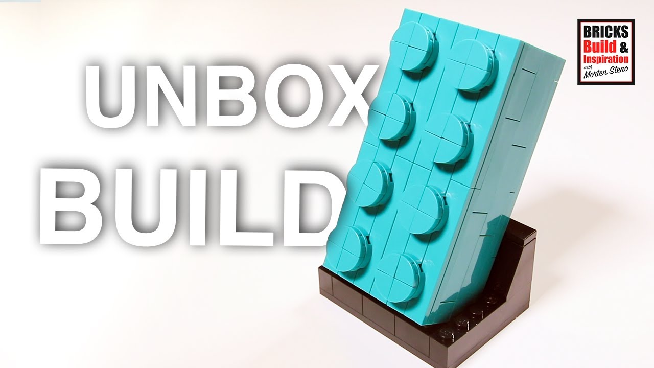 LEGO gift 6346102 -  Buildable 2x4 Teal Brick