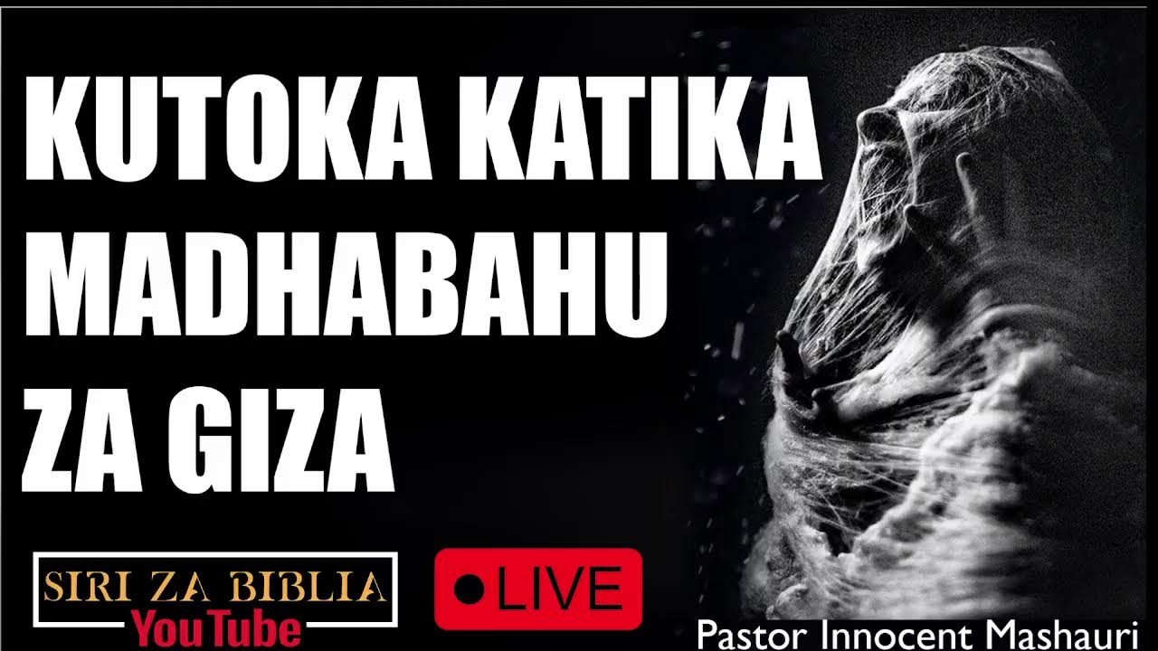 LIVE: KUTOLEWA KATIKA MADHABAHU ZA GIZA