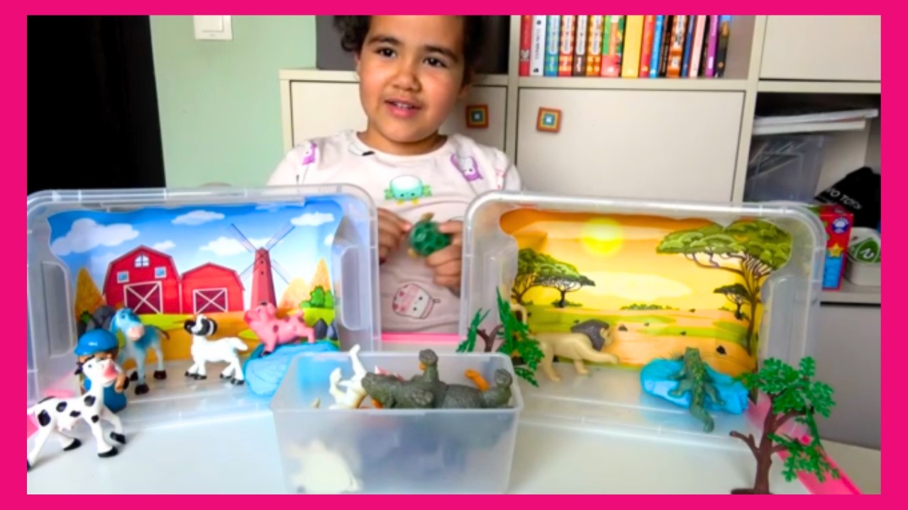 Sorteaza animalele!🐮🦁| Challenge educativ pentru copii