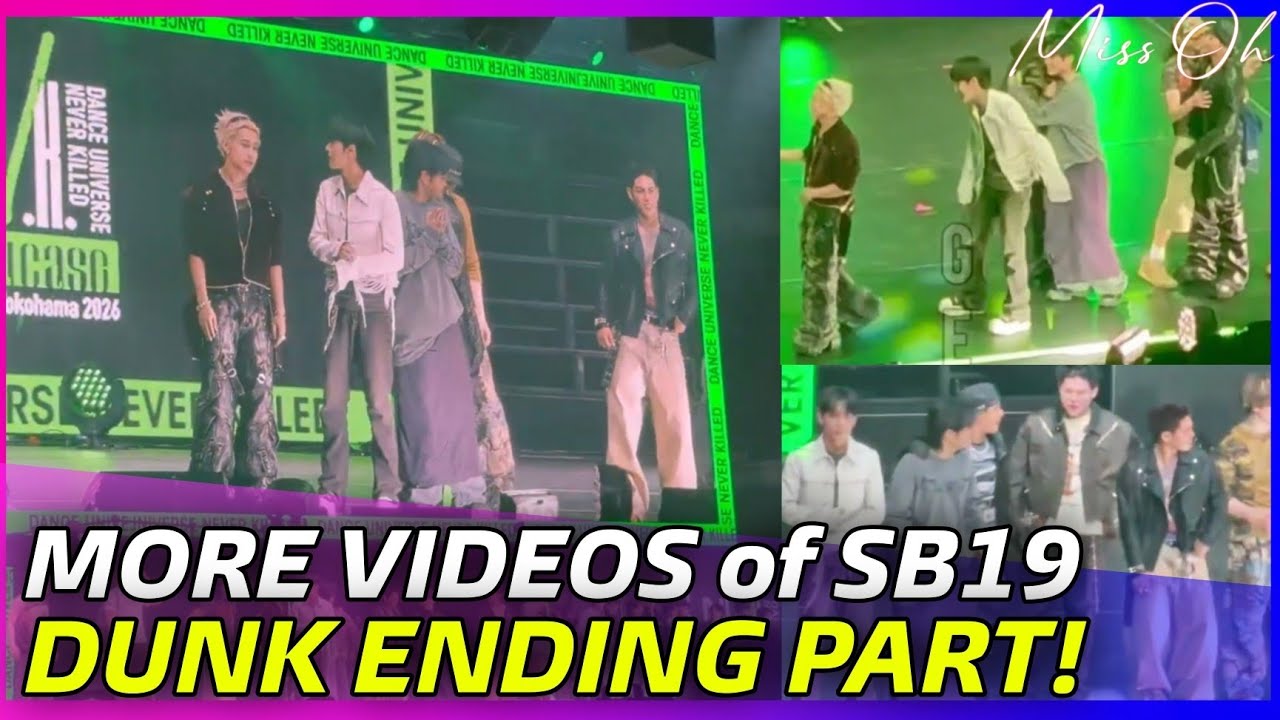 SB19 INTERACTION with JAPANESE ARTISTS plus HAVING FUN MOMENTS at DUNK's ENDING PERFORMANCE! 