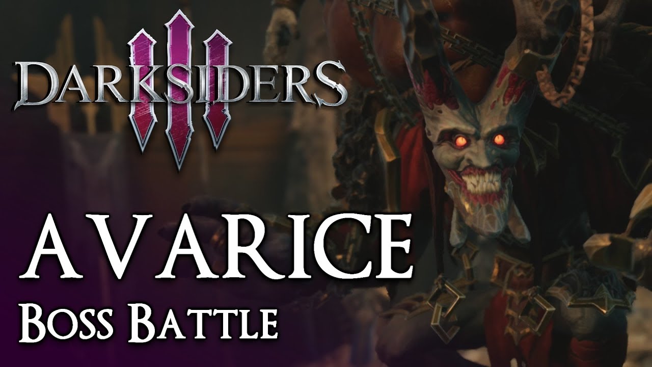 Darksiders 3 - AVARICE Boss Fight | Fury Gets The Storm Hollow