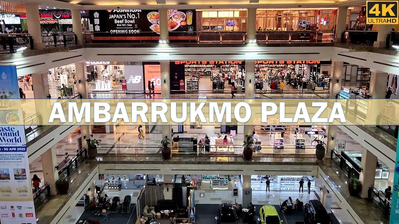 walking to AMBARRUKMO PLAZA - YOGYAKARTA‼️ Shopping mall in Sleman Jogjakarta
