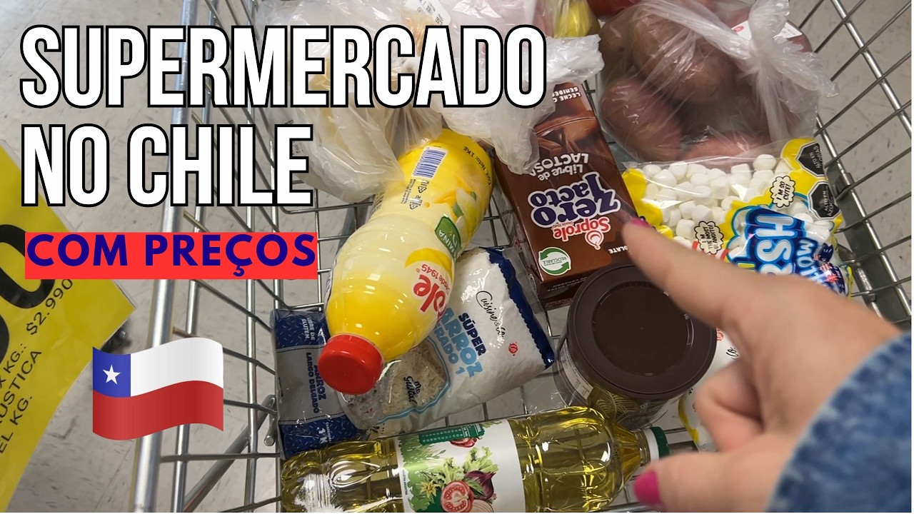 Quanto Custa o Supermercado no Chile? 🇨🇱 Compras, Doces, Pães e Passeio em Família