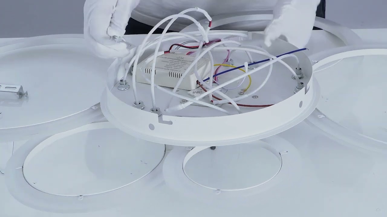 5 Ring Ceiling Fan Light Installation