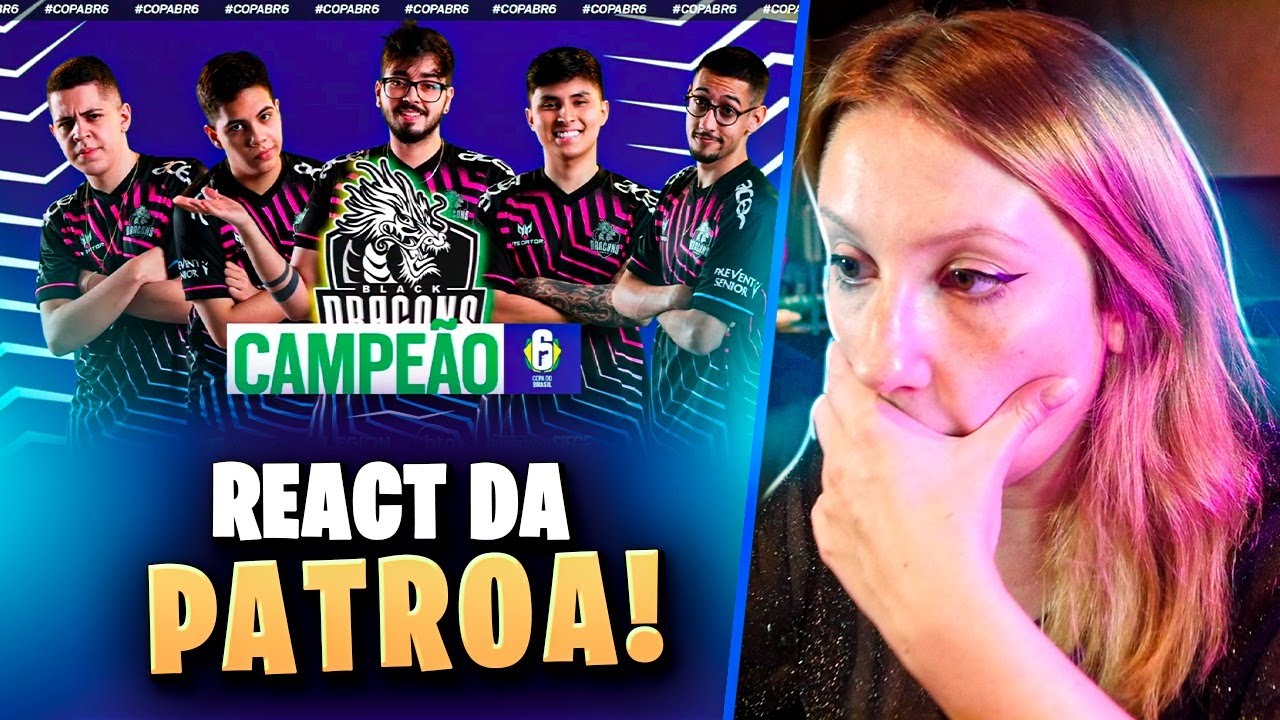 SOMOS CAMPE&Otilde;ES E EU CHOREI MUITO COM OS MELHORES MOMENTOS DA COPA DO BRASIL DE R6 - React da Patroa