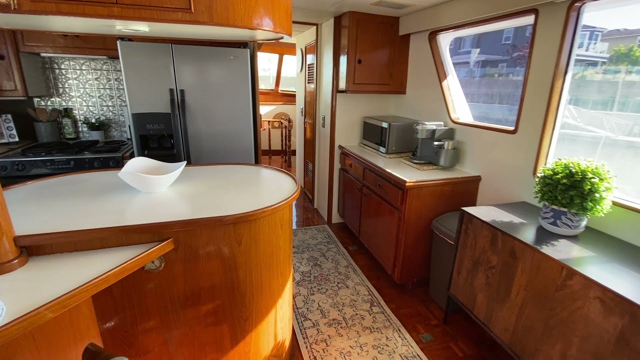 1980 LIEN HWA 60.5' PILOTHOUSE YACHT FOR SALE IN OXNARD 818-216-8960