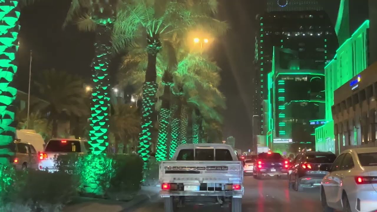 Saudi Arabia 🇸🇦 national day | part 2 | Riyadh 2025 celebration night king fahad road 