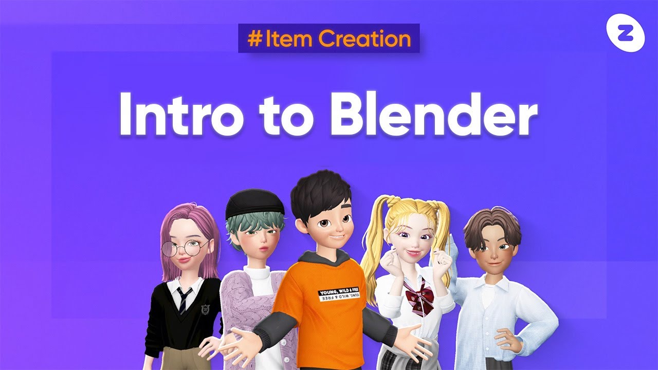 [ZEPETO] #ItemCreation Intro to Blender