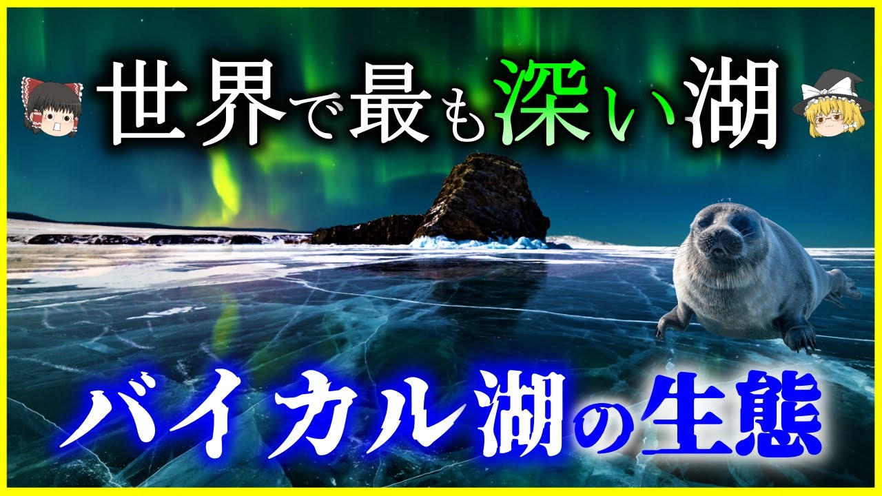 【ゆっくり解説】世界で最も深い極寒の湖「バイカル湖」の生態を解説/世界最古、世界一を複数持つ湖…バイカル湖の悲劇とは？