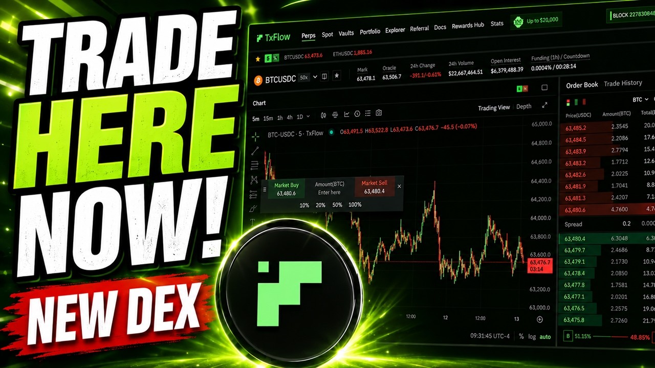 Обзор DEX TXflow: как торговать + ОГРОМНАЯ возможность дропа?!