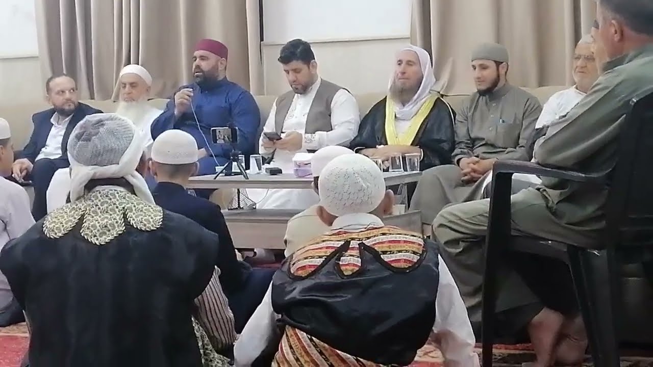 جلسة رائعة للمنشدين المعتصم بالله العسلي ومحمد جازي في ضيافة الشيخ عبدالرحمن عمورة / إربد - الأردن