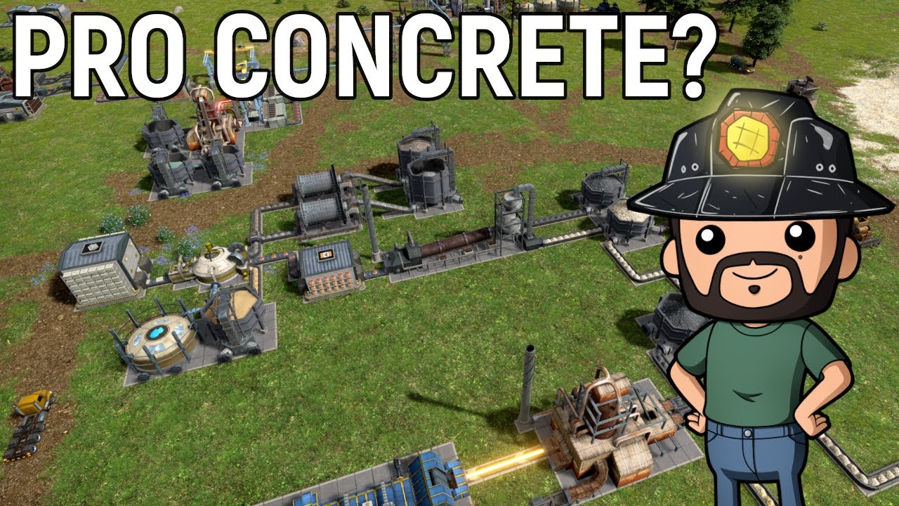 Over complicating concrete | Captain of Industry | Ep 8