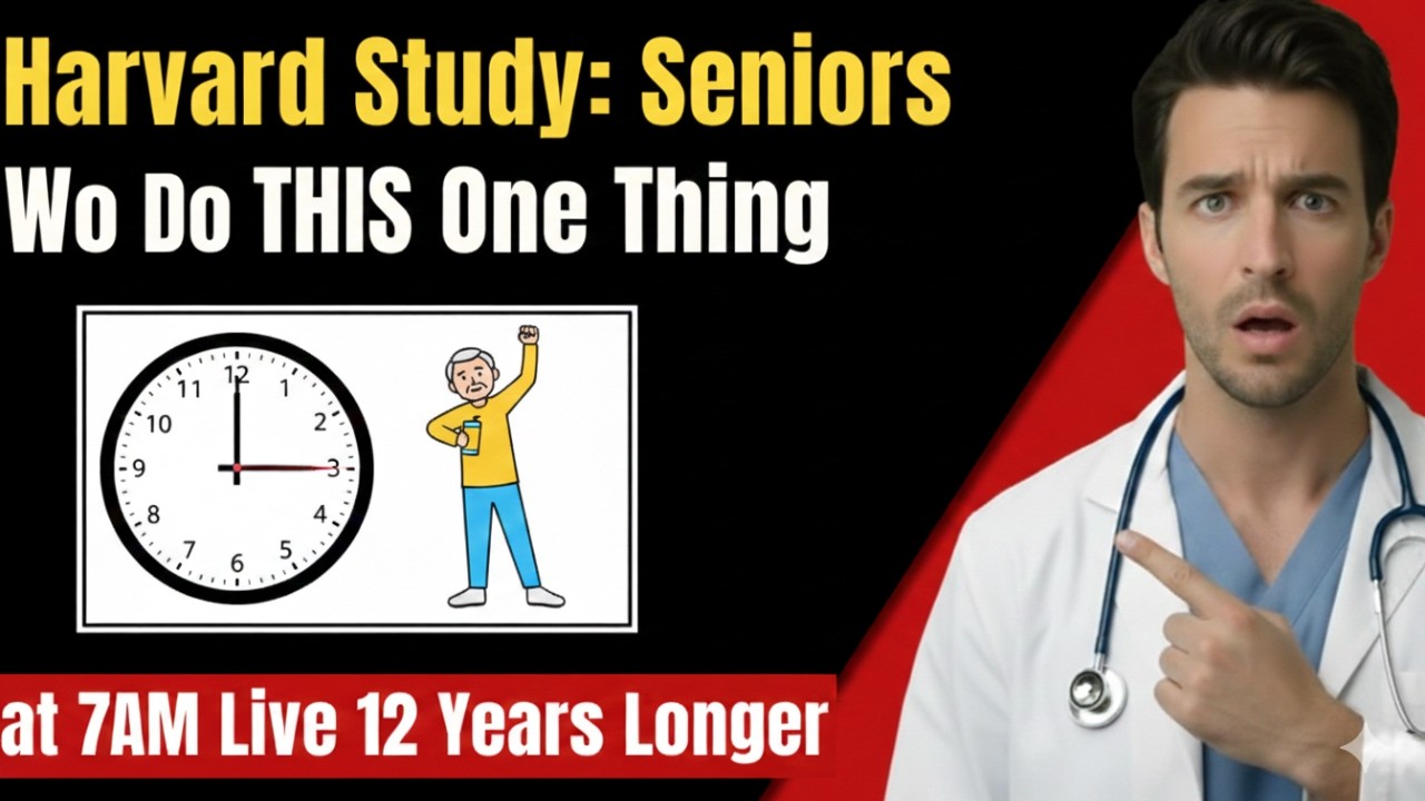 Harvard Study: Seniors Who Do THIS One Thing at 7AM Live 12 Years Longer