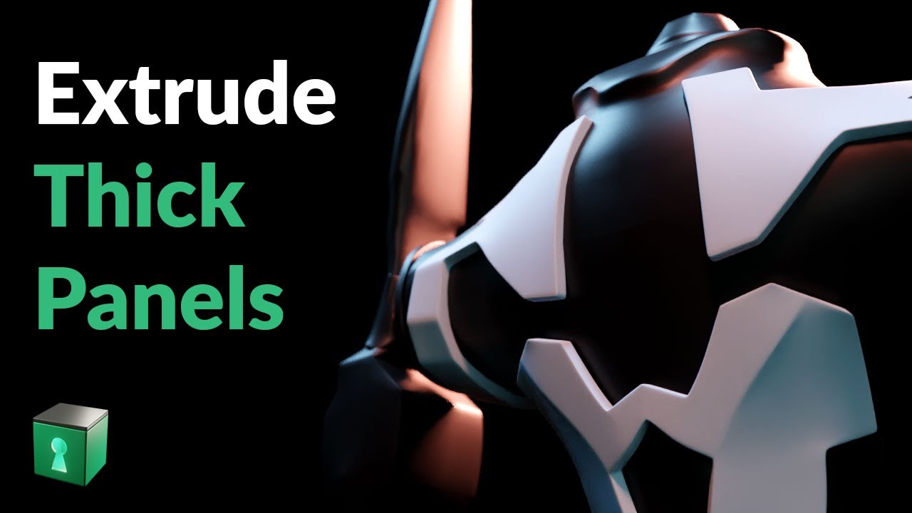 Blender Secrets - Extrude Thick Panels
