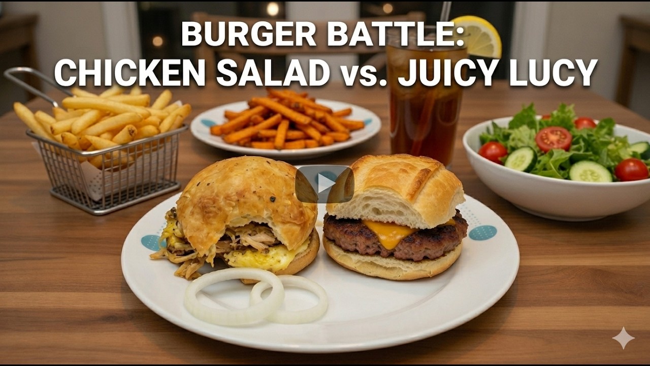 Two for one Two types of biscuit meals one chicken on turkery burger