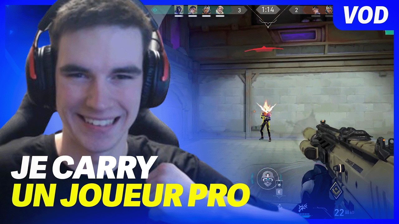 JE CARRY UN JOUEUR PRO EN RANKED RADIANT !?!