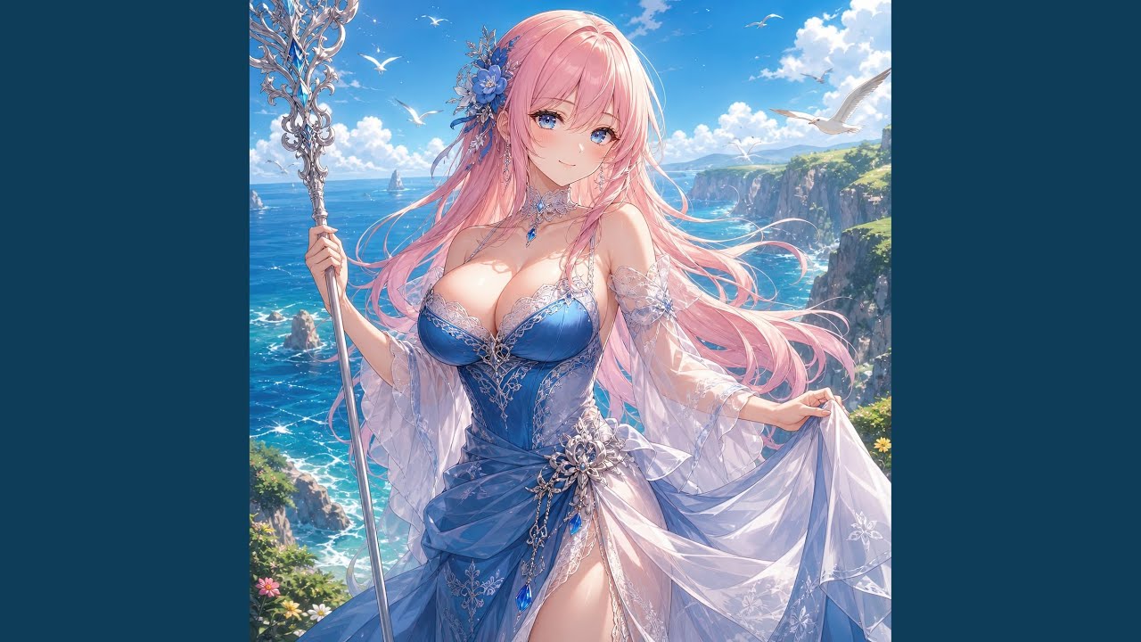 Pink Hair and Seafoam