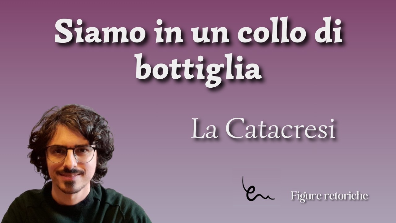 Perché diciamo “collo di bottiglia”? | La Catacresi (La figura retorica che non sai di usare)