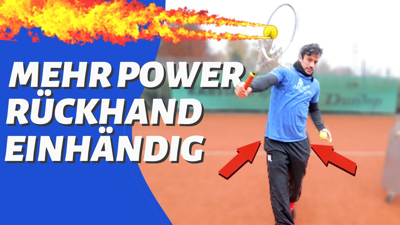 Tennis Rückhand Power (Wawrinka, Thiem) | MeinTennisGame.de