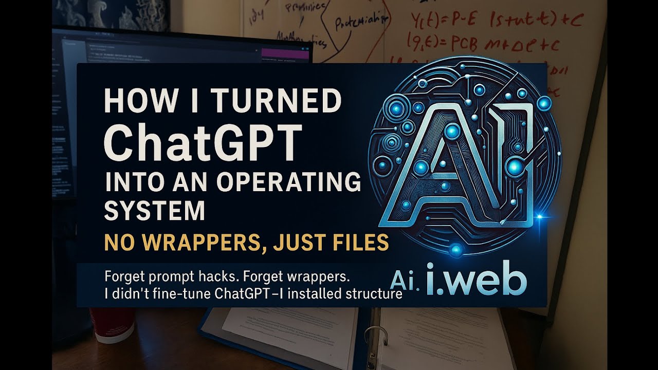 How I Turned ChatGPT Into an Operating System | No Wrappers, Just Files