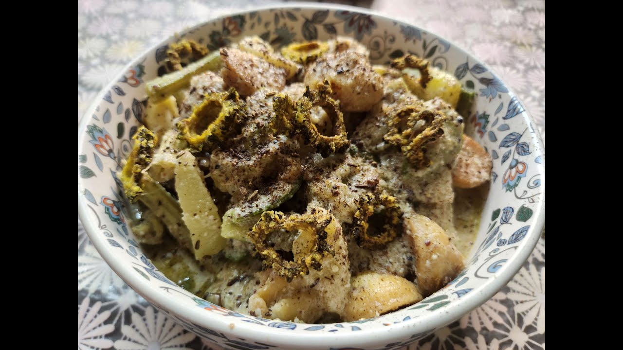 শুক্তো রেসিপি/অনুস্ঠান বাড়ীর সুক্তো/bengali shukto recipe/Dudh shukto/mix veg curry in coconut milk