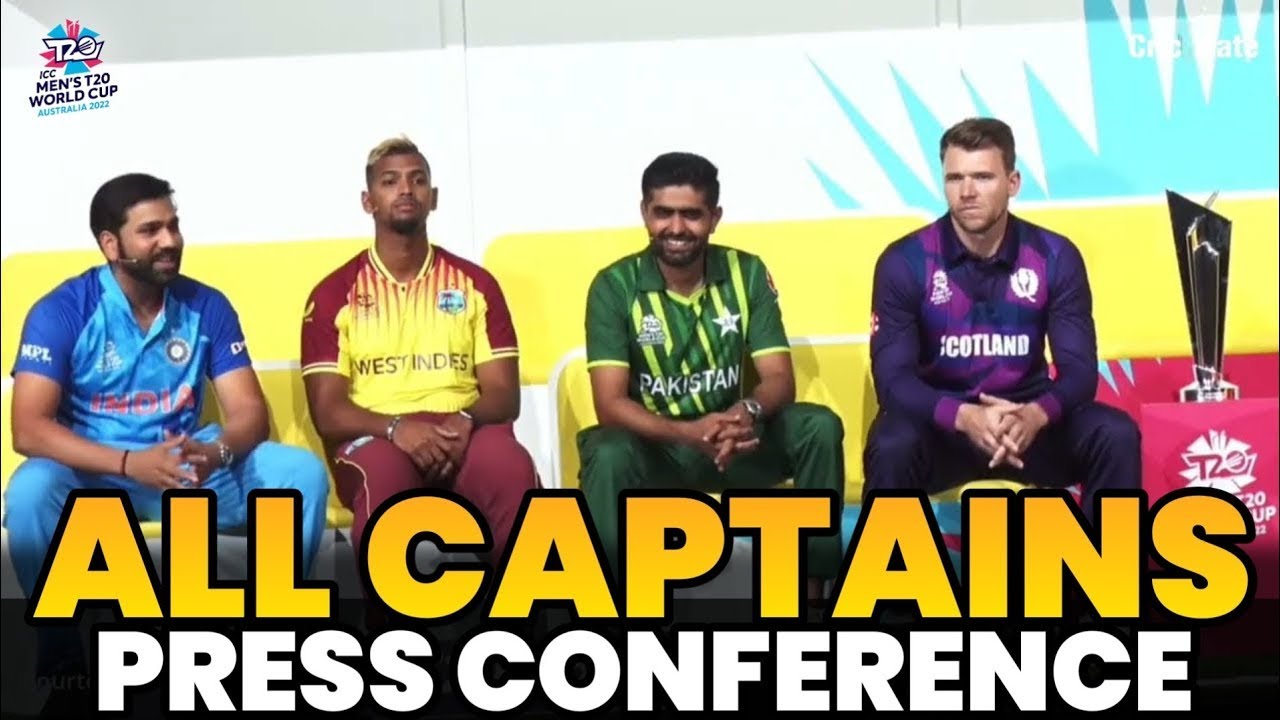 ICC T20 World Cup 2022 All Team Captain's Press Conference Live | T20 World Cup Live