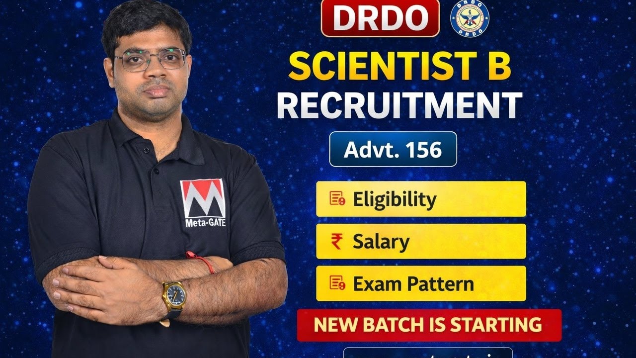 DRDO Scientist 'B' 2025 | Advt. 156 | Complete Guidance for Aspirants | 🟢📱 9886699775 #drdo #psu