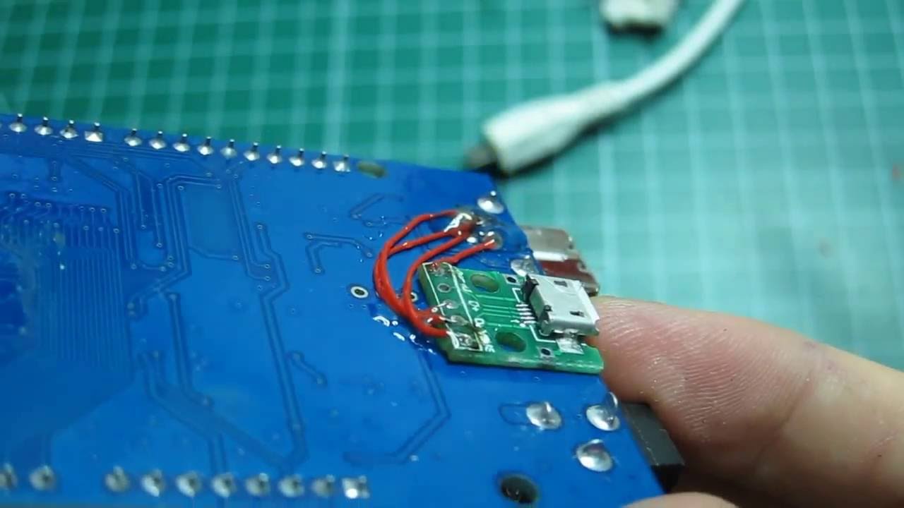 Add Micro-USB to Arduino MEGA 2560